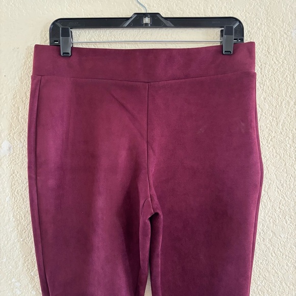 Pull on Suede dress pants NWOT Size 10 - Picture 2 of 9